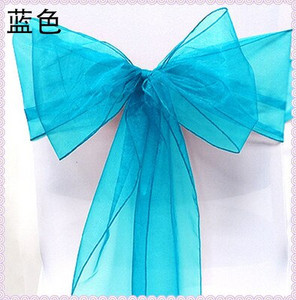 50 komada novih jeftinih svjetlucavih organza stolica za vjenčanje za zabavu, banket, dekoracija, dekoracija događaja