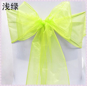 50 komada novih jeftinih svjetlucavih organza stolica za vjenčanje za zabavu, banket, dekoracija, dekoracija događaja