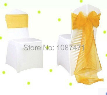 50 komada novih jeftinih svjetlucavih organza stolica za vjenčanje za zabavu, banket, dekoracija, dekoracija događaja