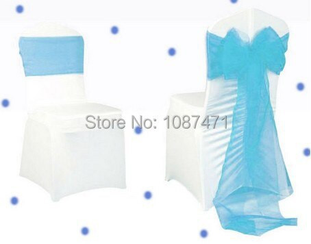 50 komada novih jeftinih svjetlucavih organza stolica za vjenčanje za zabavu, banket, dekoracija, dekoracija događaja