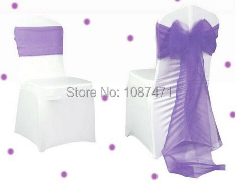 50 komada novih jeftinih svjetlucavih organza stolica za vjenčanje za zabavu, banket, dekoracija, dekoracija događaja