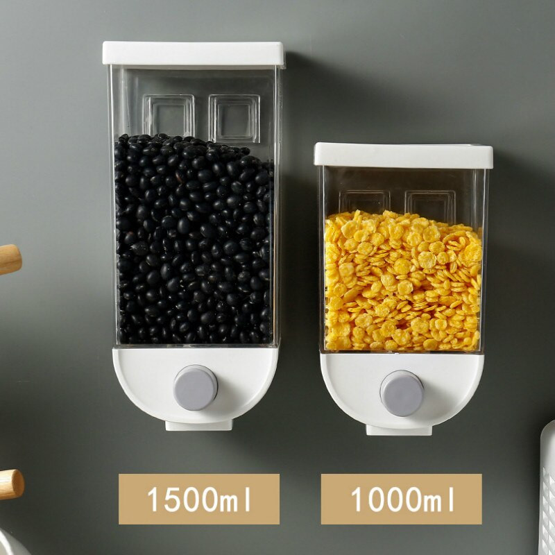 Nova kutija za pohranu žitarica Kuhinjski zidni spremnik za pohranu Prešani izvozni zrna riže žitarica Zatvorena limenka Dozator zobene kaše