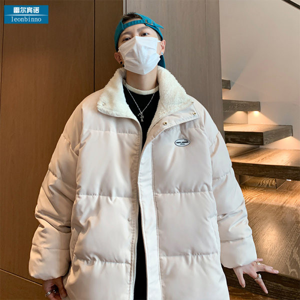 Jachetă casual pentru bărbați, cu inscripții - model larg