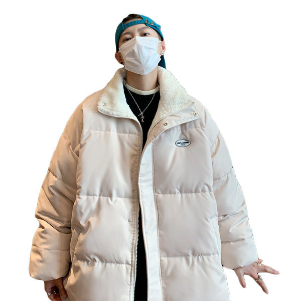 Jachetă casual pentru bărbați, cu inscripții - model larg