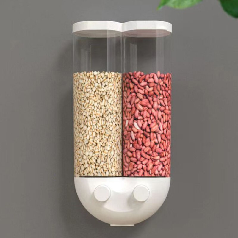 Zidna kutija za pohranu dozatora za žitarice Kutija za pohranu Kuhinjski dodaci Zidna zatvorena kutija za pohranu riže za kućanstvo Žitarice
