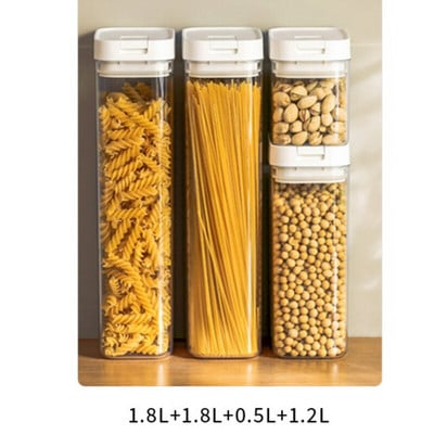 Hermetičke nepropusne kutije za pohranu s poklopcem za brašno, kavu, rižu, tjesteninu, plastične posude za žitarice, šećer, orašaste plodove velikog kapaciteta