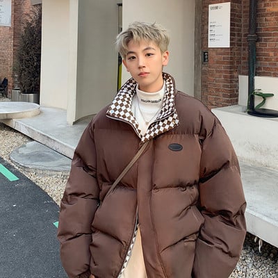 Jachetă casual pentru bărbați - guler înalt