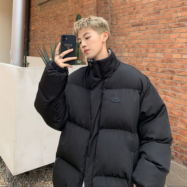 Jachetă casual pentru bărbați - guler înalt