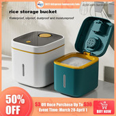 WHYY ryžių laikymo dėžutė virtuvės talpyklos tvarkyklė 10 kg kibiras, atsparus vabzdžiams, drėgmei atsparus grūdams, naminių šunų ėdalo sandariai uždarytas stiklainių buteliukas