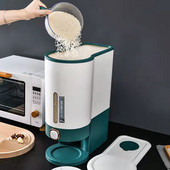 Kuhinjska nano kanta od 5 kg, zatvorena kanta za rižu, otporna na insekte, otporna na vlagu, posuda za pohranu hrane za kućne ljubimce, kutija za rižu