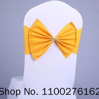 20db/tétel Piros/kék/lila 10 színű Spandex Hotel bankett szék masni csomó esküvői parti gyerekeknek születésnapi dekoráció