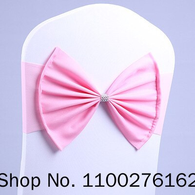 20db/tétel Piros/kék/lila 10 színű Spandex Hotel bankett szék masni csomó esküvői parti gyerekeknek születésnapi dekoráció