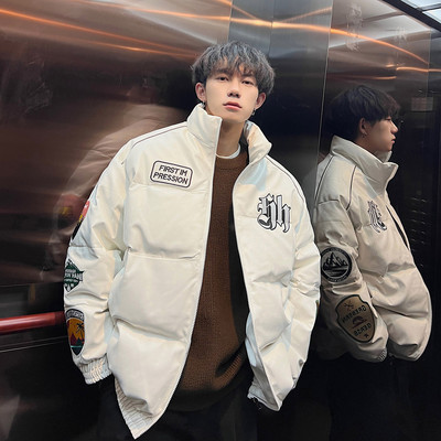 Muška topla majica s visokim ovratnikom i logotipom