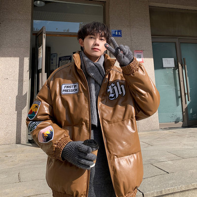 Muška topla majica s visokim ovratnikom i logotipom