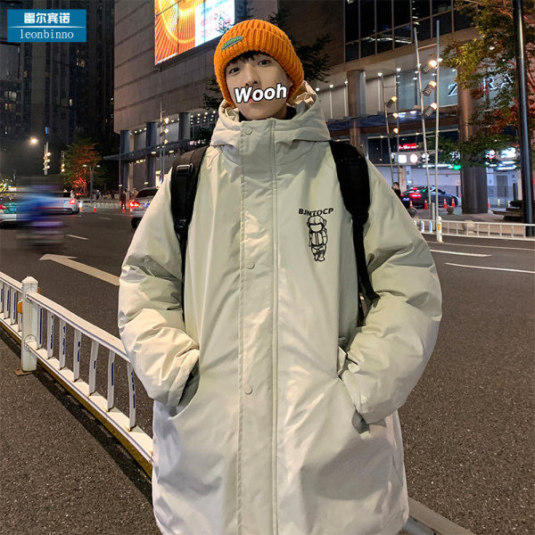 Meeste prindi ja kapuutsiga talvejope uus mudel