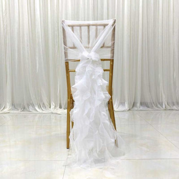Καρέκλα από νήματα γάλακτος Άρθρο Bending Sashes Hotel Meeting Εστιατόριο για εκδηλώσεις γάμου Διακόσμηση τελετής πάρτι