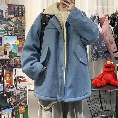 Ležérny zimný kabát - s plyšovou podšívkou