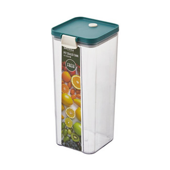 430/700/1380/1860ML Σφραγισμένο βάζο Αδιάβροχο δοχείο αποθήκευσης τροφίμων Ψυγείο οικιακής κουζίνας Διαφανές σφραγισμένο κουτί αποθήκευσης