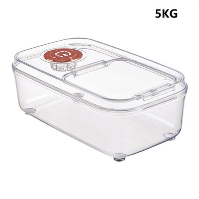 5/10KG kuchynská úložná krabica na ryžu, nano vložka, odolná voči vlhkosti, nádoba na ryžu, uzavretá vedro na cereálie, kuchynský organizér