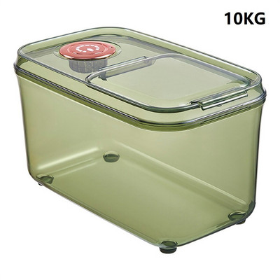 5/10KG kuchynská úložná krabica na ryžu, nano vložka, odolná voči vlhkosti, nádoba na ryžu, uzavretá vedro na cereálie, kuchynský organizér