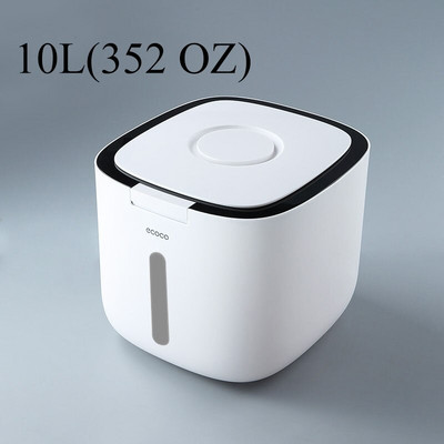 ECOCO dozator riže Kuhinjski organizator i posuda za pohranu Kanta za žitarice Hrana za kućne ljubimce Nano zatvorena kutija otporna na insekte Mjerna posuda