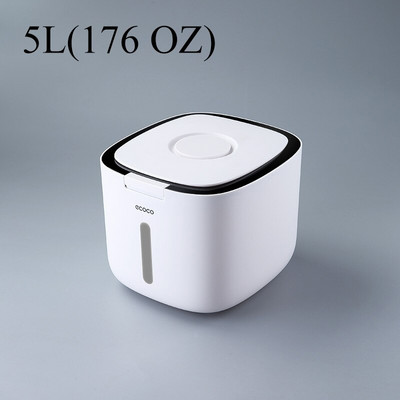 ECOCO dozator riže Kuhinjski organizator i posuda za pohranu Kanta za žitarice Hrana za kućne ljubimce Nano zatvorena kutija otporna na insekte Mjerna posuda