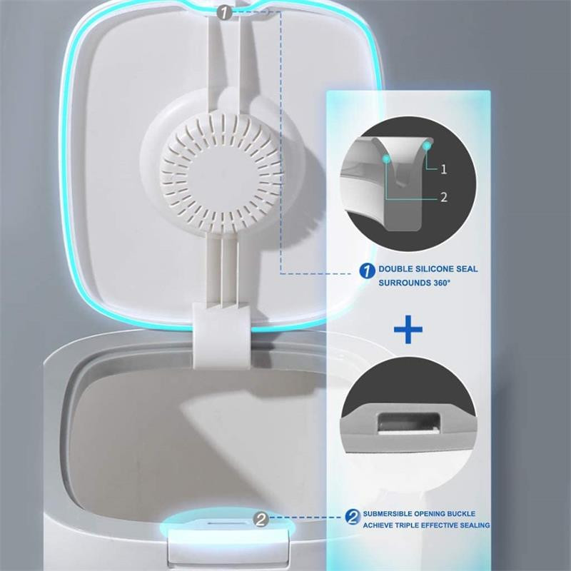 ECOCO dozator riže Kuhinjski organizator i posuda za pohranu Kanta za žitarice Hrana za kućne ljubimce Nano zatvorena kutija otporna na insekte Mjerna posuda