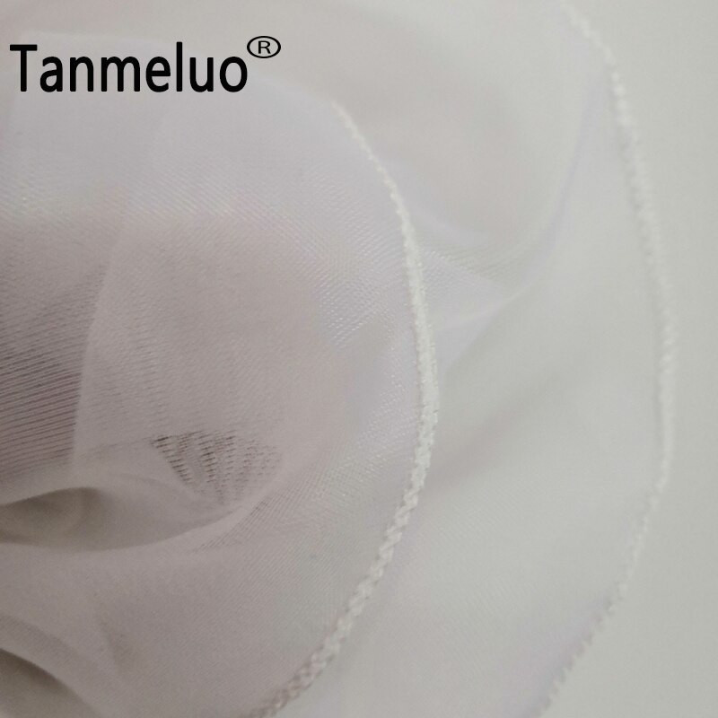 Luksuzni pojas za stolice, pojas za vjenčanje, ukras za svadbenu zabavu, elegantan bijeli pojas od šifona za hotel za zabavu na događaju