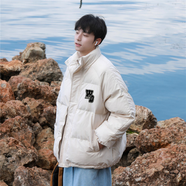 Geaca de iarna casual cu broderie