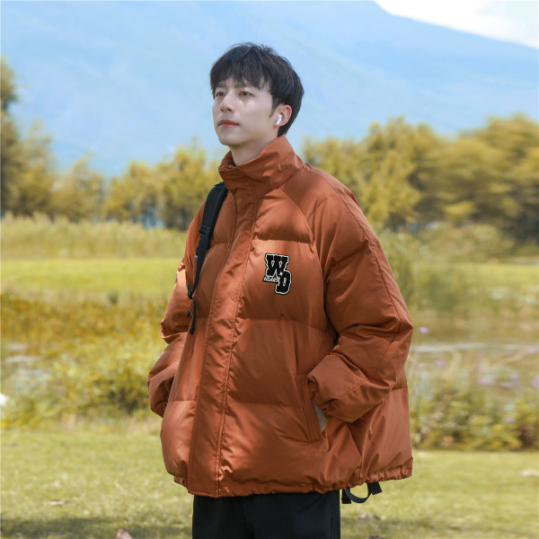 Geaca de iarna casual cu broderie