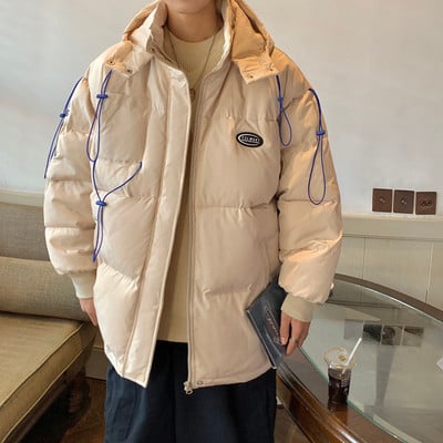 Topli zimski kaput s kapuljačom - široki model