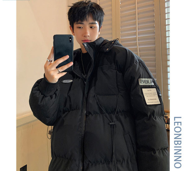 Topli zimski kaput s kapuljačom - široki model