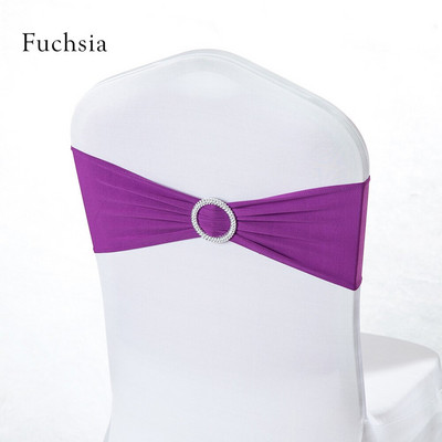 Baby Boy Comunion Party Favor Royal Blue Elastic Spandex Hotel Banketinė kėdė Sash Band Vestuvių gimtadienio šventės dekoravimas