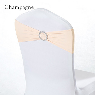 Baby Boy Comunion Party Favor Royal Blue Elastic Spandex Hotel Banketinė kėdė Sash Band Vestuvių gimtadienio šventės dekoravimas