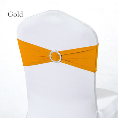 Baby Boy Comunion Party Favor Royal Blue Elastic Spandex Hotel Banketinė kėdė Sash Band Vestuvių gimtadienio šventės dekoravimas