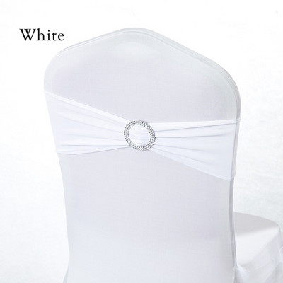 Baby Boy Comunion Party Favor Royal Blue Elastic Spandex Hotel Banketinė kėdė Sash Band Vestuvių gimtadienio šventės dekoravimas