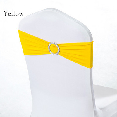 Baby Boy Comunion Party Favor Royal Blue Elastic Spandex Hotel Banketinė kėdė Sash Band Vestuvių gimtadienio šventės dekoravimas