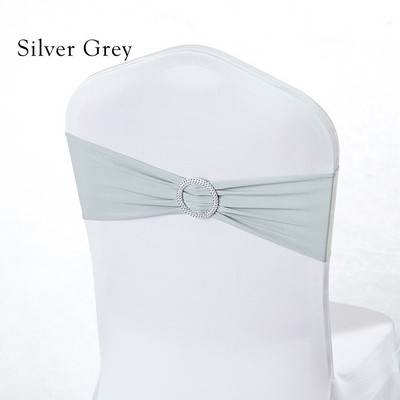 Baby Boy Comunion Party Favor Royal Blue Elastic Spandex Hotel Banketinė kėdė Sash Band Vestuvių gimtadienio šventės dekoravimas