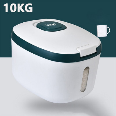 5/10/15 KG konyhai rizstároló doboz nano betétes, nedvességálló rizstartály, lezárt gabonafélék vödör Otthoni kisállateledel bolt