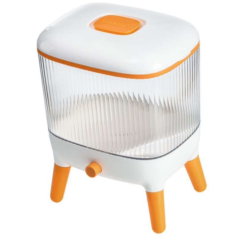 10 kg sandari virtuvės maisto laikymo talpykla su dangčiais, skardinės Presuojamos automatinės birių javų grūdų tvarkyklės dėžutės ryžių kibiras