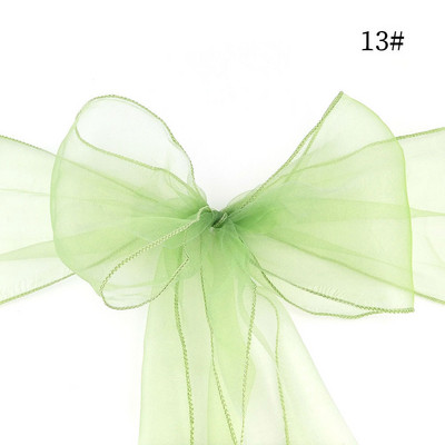 18X275 cm Mados išpardavimas organzos kėdžių varčios, lanksčios dangtelio apdangalai, tiulis, skirtos vestuvėms ir vakarėliams, kalėdiniam dekoravimui