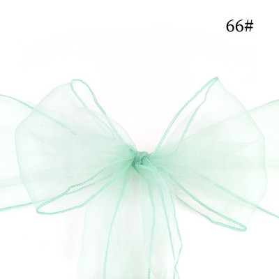 18X275 cm Mados išpardavimas organzos kėdžių varčios, lanksčios dangtelio apdangalai, tiulis, skirtos vestuvėms ir vakarėliams, kalėdiniam dekoravimui