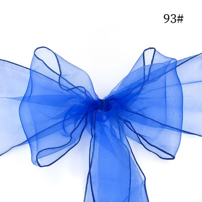 18X275 cm Mados išpardavimas organzos kėdžių varčios, lanksčios dangtelio apdangalai, tiulis, skirtos vestuvėms ir vakarėliams, kalėdiniam dekoravimui