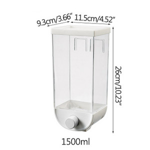 Kutija za pohranu žitarica Kuhinjski zidni spremnik za pohranu žitarica Zrna riže zatvorena staklenka Dozator žitarica Kutija za orahe Spremnik za pohranu hrane