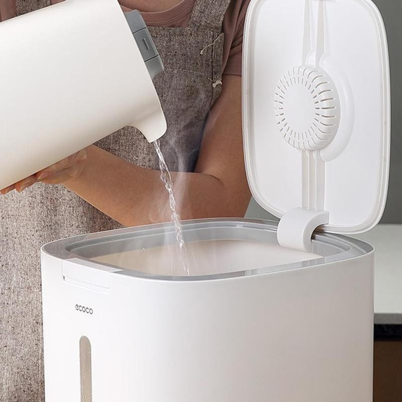 Kanta za rižu od 5L, otporan na insekte, otporan na vlagu, rižin cilindar za pohranu hrane Zatvoreno zrno Kuhinjski spremnik za kućanstvo Kutija za hranu