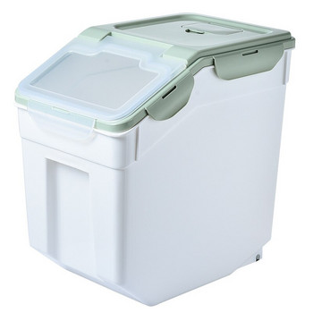 Кухненска кутия за съхранение на зърно, захар, брашно Пластмасов влагоустойчив контейнер за оризови зърна Кофа Запечатана кофа за ориз Кутия за съхранение