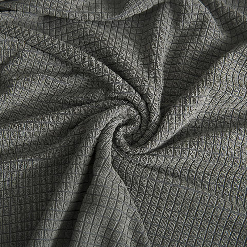 Itin minkštas poliarinio vilnonio audinio kėdės užvalkalas Elastingi spandex kėdžių užvalkalai valgomojo / virtuvės tamprus kėdės užvalkalas su nugara