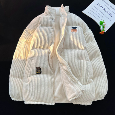 Geaca de barbati model nou cu guler inalt si broderie