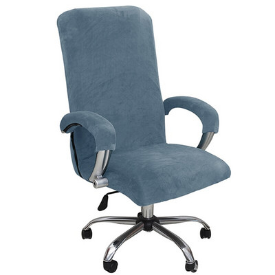 1 rinkinys aksominis elastinis kėdės užvalkalas, pastorintas interneto kavinės kino teatro fotelio dėklas Biuro personalo kompiuteris, pasukamas sėdynės užvalkalas, nuimamas