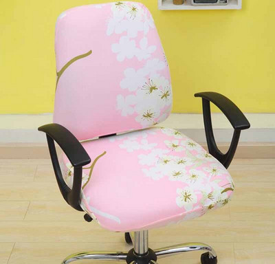 Navlake za uredske stolice za računala Spandex Split navlaka za sjedala Univerzalna navlaka za uredske fotelje protiv prašine funda para silla de oficina